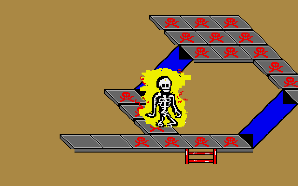Superchicken atari screenshot